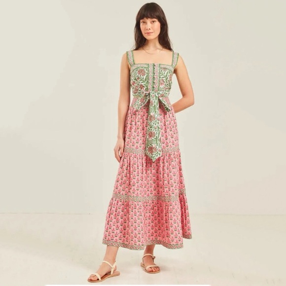 PINK CITY PRINTS Rose Hyacinth Lucia Skirt - Picture 5 of 12